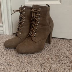 Cute Brown Boot High Heels