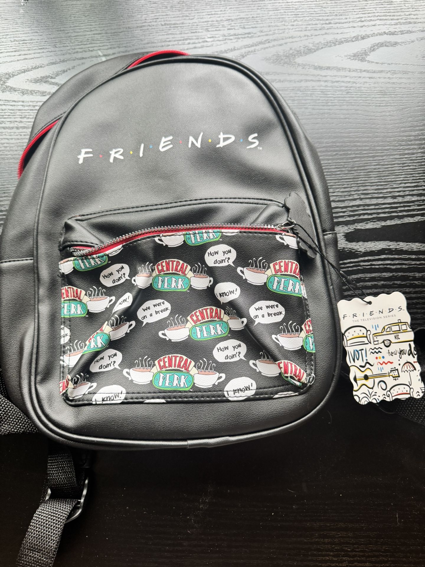 Friends/Central Perk Black Backpack