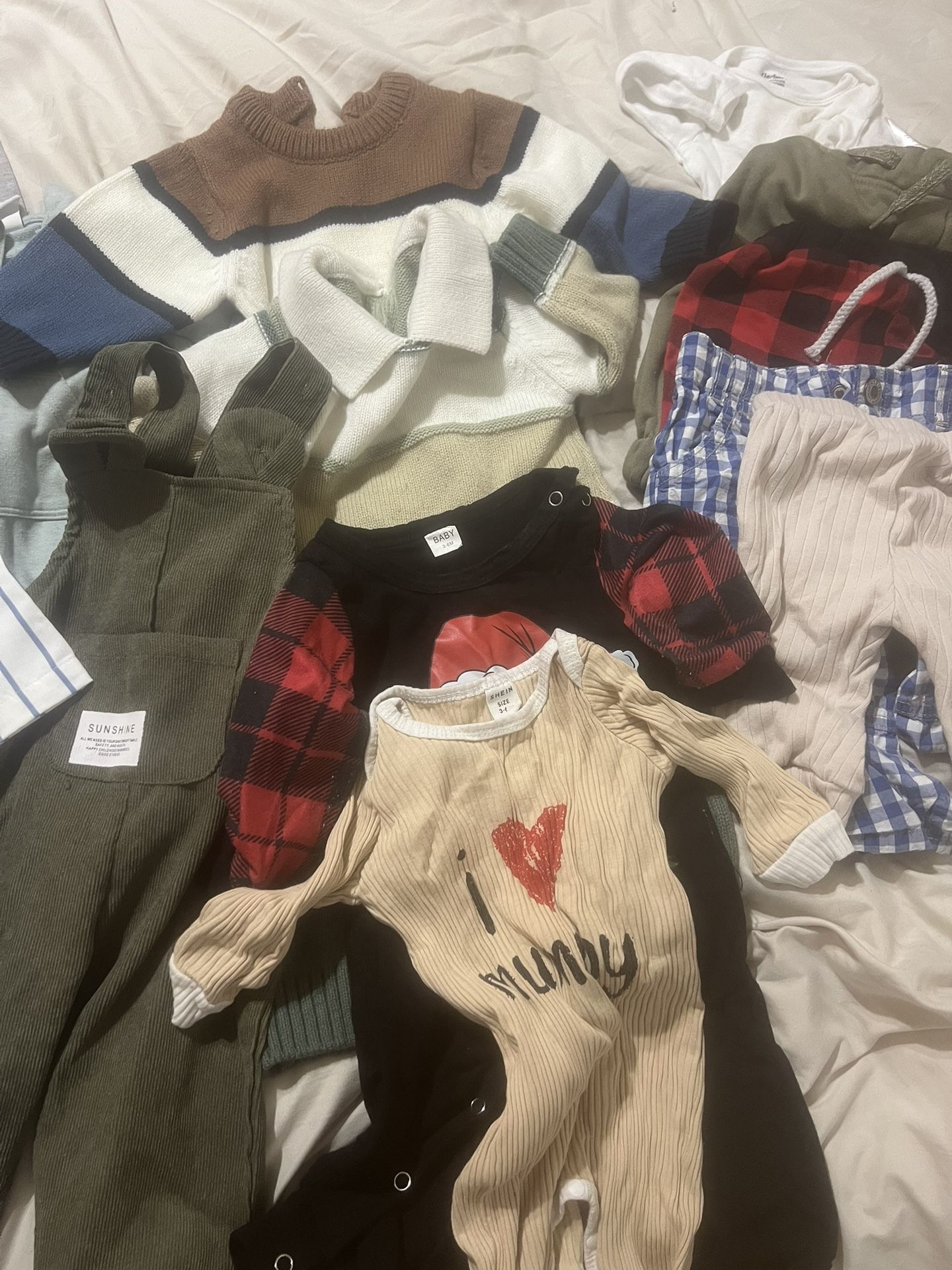 Medium Maternity Clothes And Baby Boy 3 Month Lot