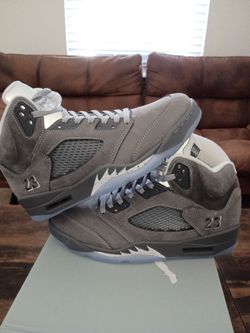 Retro 5 wolf grey