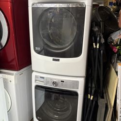 Maytag Stackable Washer And Gas Dryer