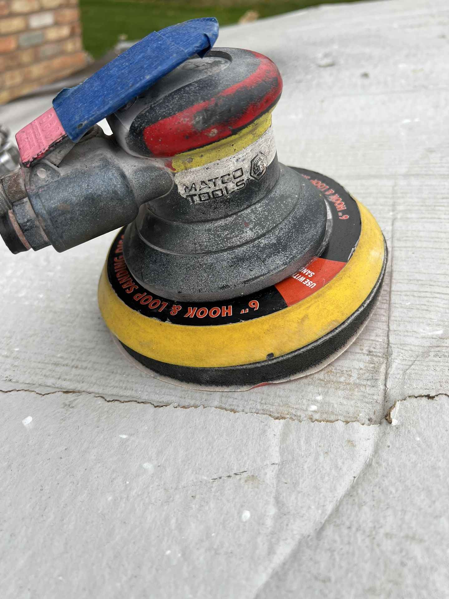 Body Shop Random 6” Finishing Da. Macto. Clear Sander Prior To Buffing, Soft Pad Included.