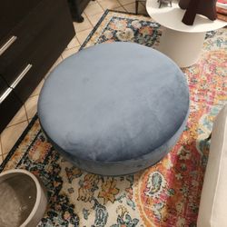Blue Ottoman