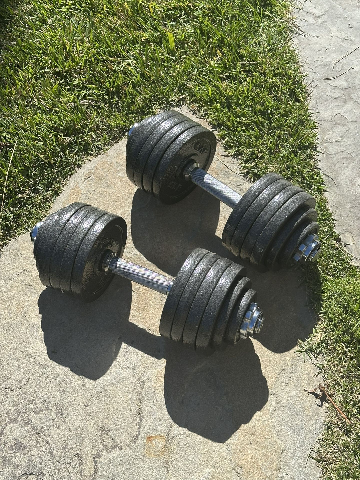52.5 Lb adjustable Dumbbell Set