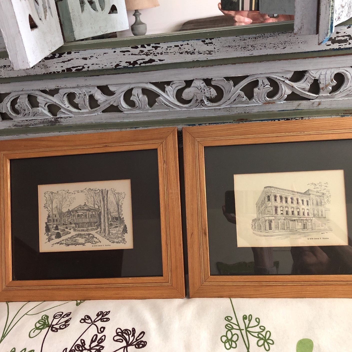 1979 Daniel Stomka Prints HHDS NY, Browns Phar.& Teal Ok