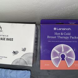 Breast Therapy Packs And Breast Milk Storage Packs (100 Count) 
