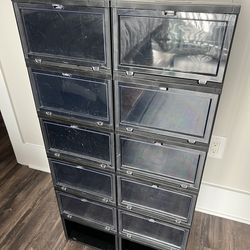 Drop-Front Shoe Boxes