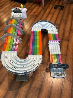 Hot Wheels Mario rainbow track.