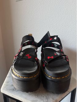 Dr. Martens x Hello Kitty & Friends Vegan Quad Platform Strap Sandals (60th Anniversary Edition)