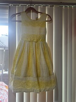 Girls Yellow Dress 