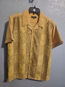 GOLD COLOR BUTTON DOWN