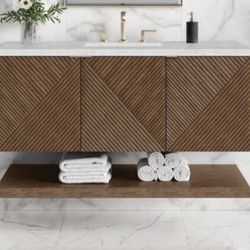 MARCELLO 48" SINGLE VANITY IN CHESTNUT