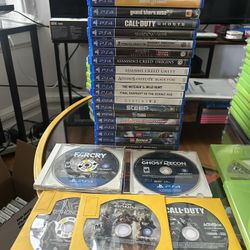 PS4 Lot Of 27 Games 🔥 Ready for Pick Up