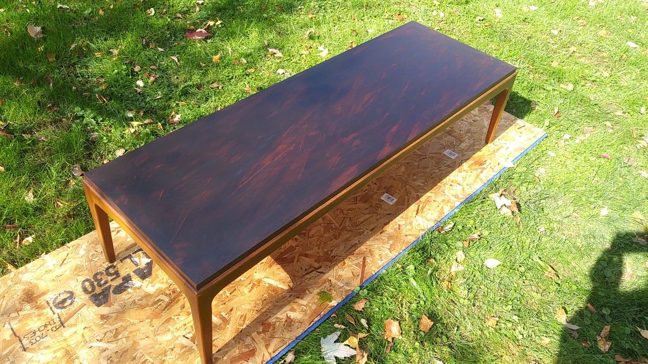 Vintage Danish Mid Century Modern Coffee Table Signed
