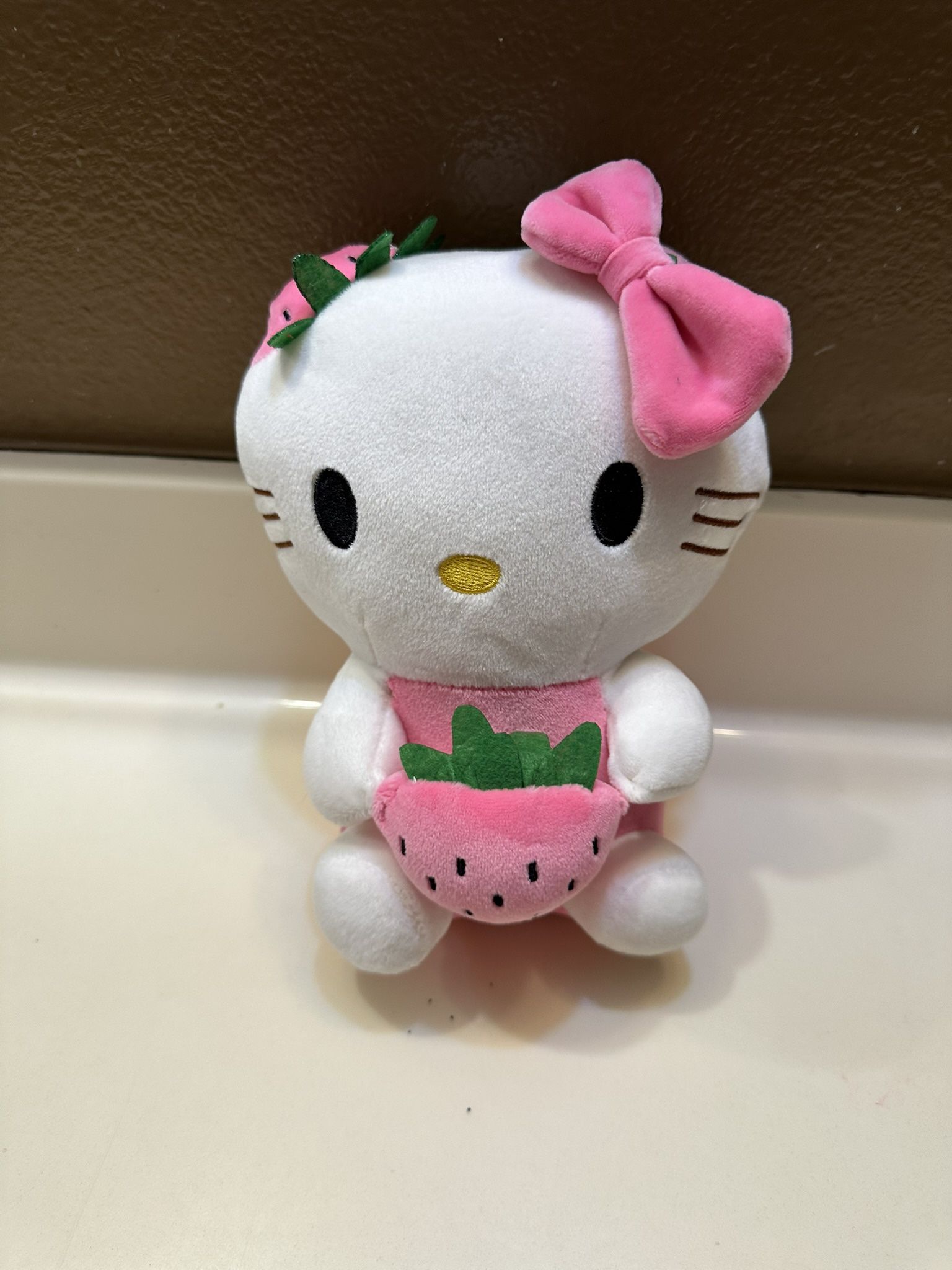 New Pink Strawberry Hello Kitty Plush