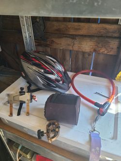Bell Bike Helmet with Cable Lock
