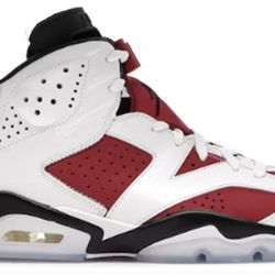 Jordan 6 Carmine "Read Description"