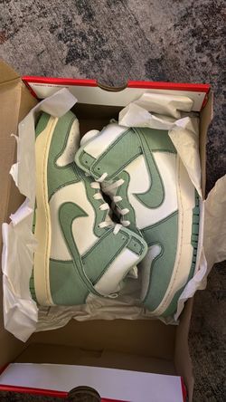 Nike Dunk Hi 1985 Enamel Green W Size 13