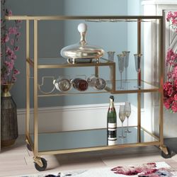 Glass Bar Cart