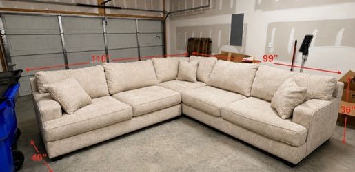 Large cream sectional local delivery 🚚 💨