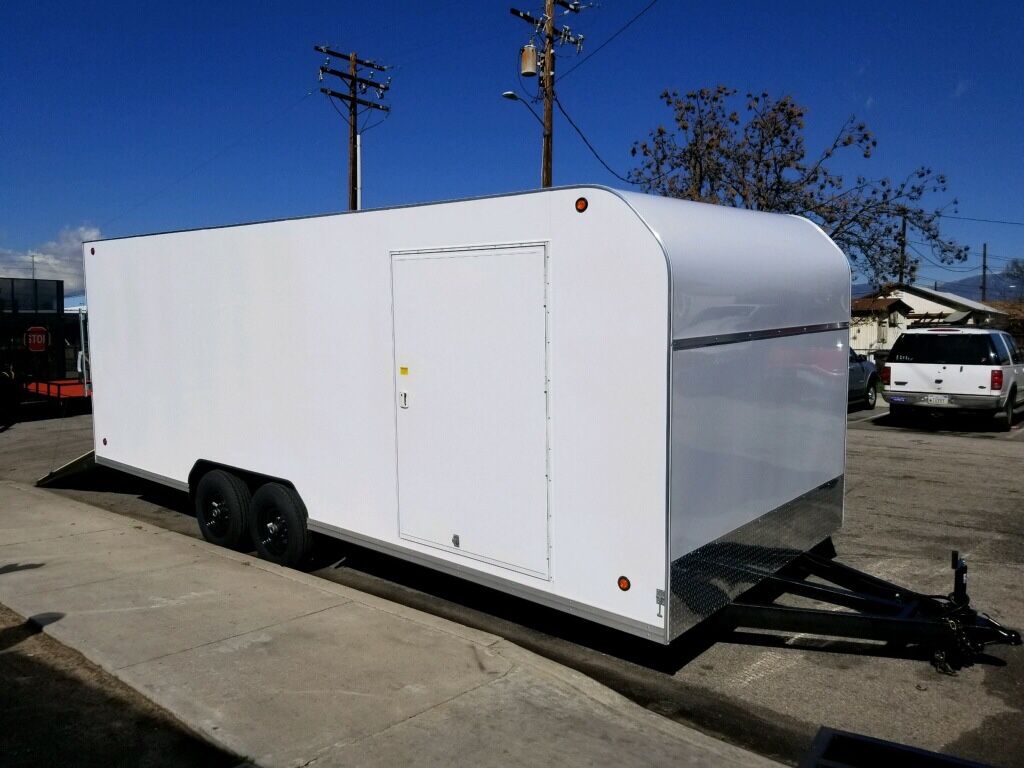 8 1/2 x 24 x 7 Enclosed Cargo Trailer Free Delivery