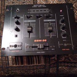 Optimus 2 Channel Stereo DJ Mixer