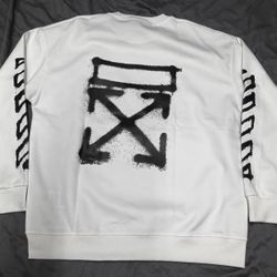 Off White Hoodie Mens Size Large 