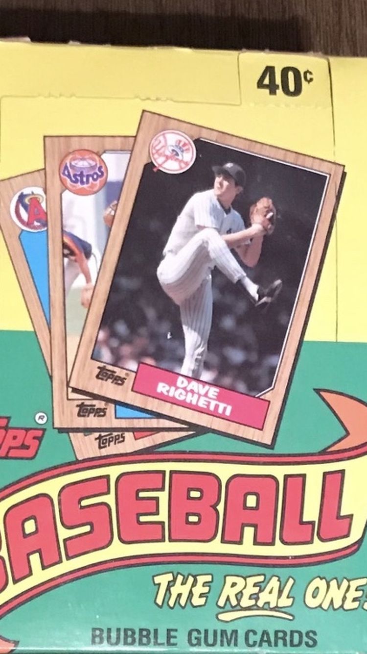 1987 Topps Box of Unopened Packs (36)