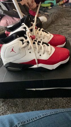 Red and white Js B ‘ loyal women shoes