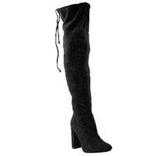 Black Knee High Boots
