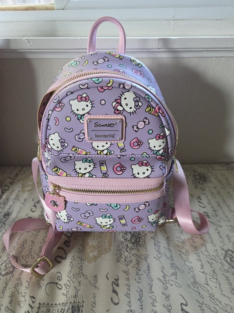 Loungefly Sanrio Hello Kitty Sweets All-Over-Print Double Strap Shoulder Bag