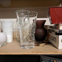 Vintage JG Durand Crystal Vase.