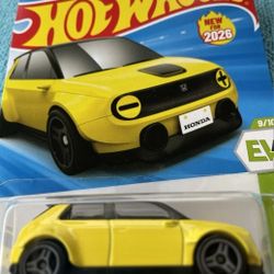 2026 HOT WHEELS HW EV #9/10 YELLOW CUSTOM 2020 HONDA e