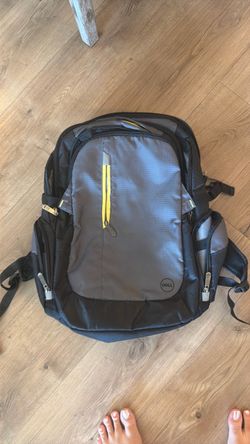 Dell Laptop Backpack Black and Gray