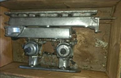 Jaguar MK 2 XKE E-Type XJ6 Stromberg carbs & intake head straight 6 inlineIn excellent condition & rust free complete intake & twin Stromberg carburet