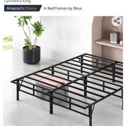 14" High metal bed frame California King
