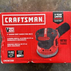 Cordless Craftman Orbit Sander (Tool On)
