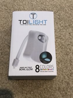 NEW toilet bowl glow light