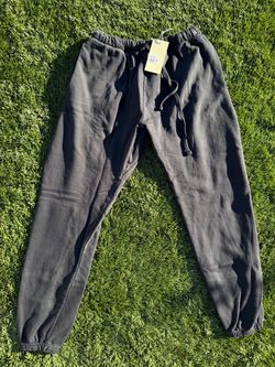 MNML Washed Black Heavy Basic Sweatpants | Men’s Size Medium