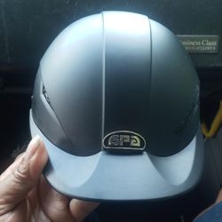 Black GPA Safety Jockey Helmet