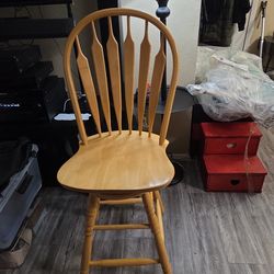 Sunset Trading Oak Selections 24" Swivel Barstool/Counter Stool Solid Wood