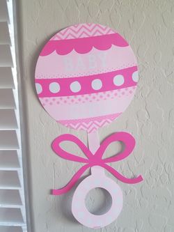 Girl baby shower decoration