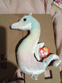 TY BEANIE BABY NEON THE SEAHORSE