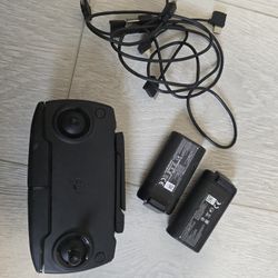 DJI Mavic Mini Controller With 2 Batteries And Connecting Wires