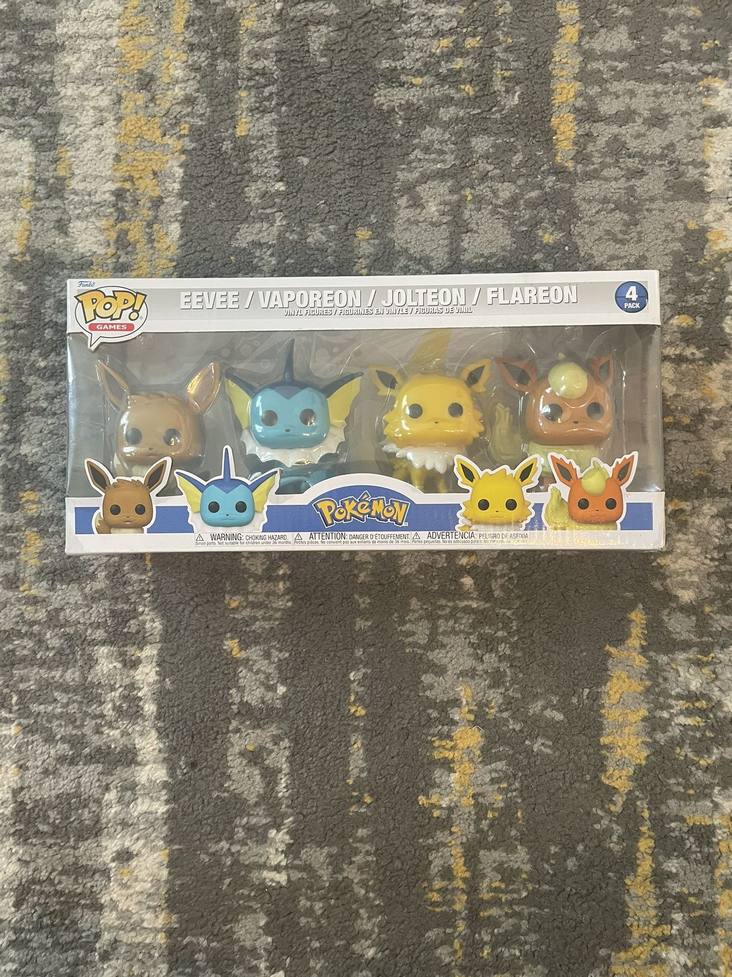 Funko Pop! Pokemon - Ultimate 4-Pack Eevee, Vaporeon, Jolteon, Flareon