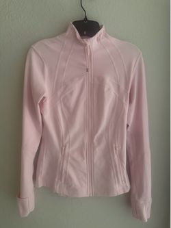 Lululemon Pink zip Jacket size 6