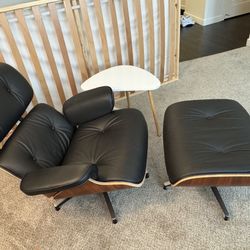 Eames Chair Wood And Leather 