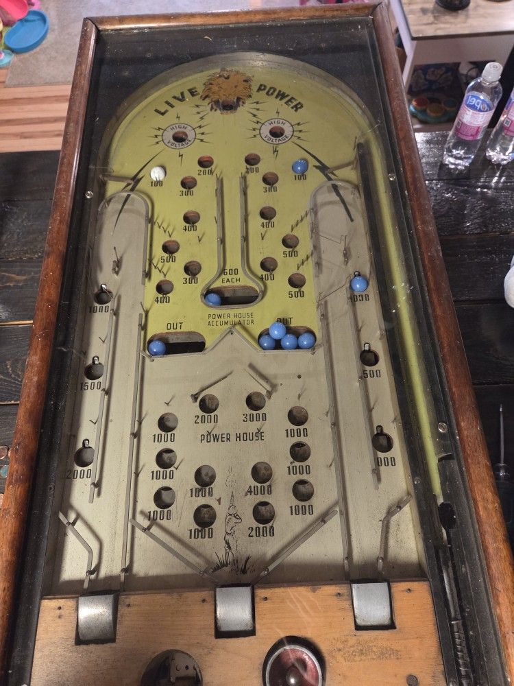 1934 Live Wire Pinball Game 