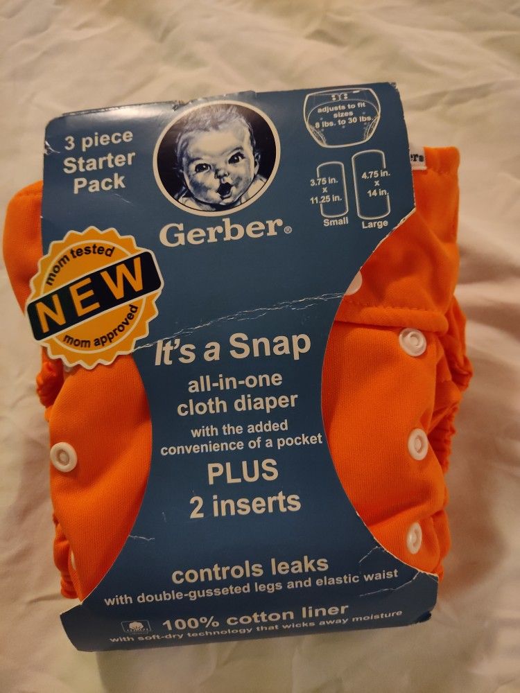 3pc Reusable Cloth Diaper