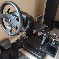 Sim Racing Wheel Setup.